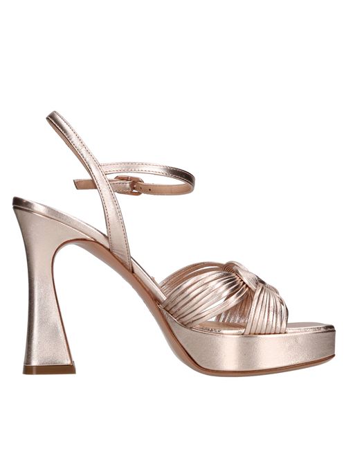 Sandali in pelle FRANCESCO SACCO | 6519 NAPPA LAM.OROROSA